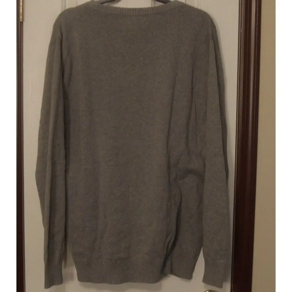 Club Room‎ Men's Classic Crewneck Soft Knit Sweater Casual Pullover Gray XL